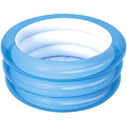 Bestway Transparent Colored 3 Air Ring Inflatable Pool for Kiddie Swimming Pool