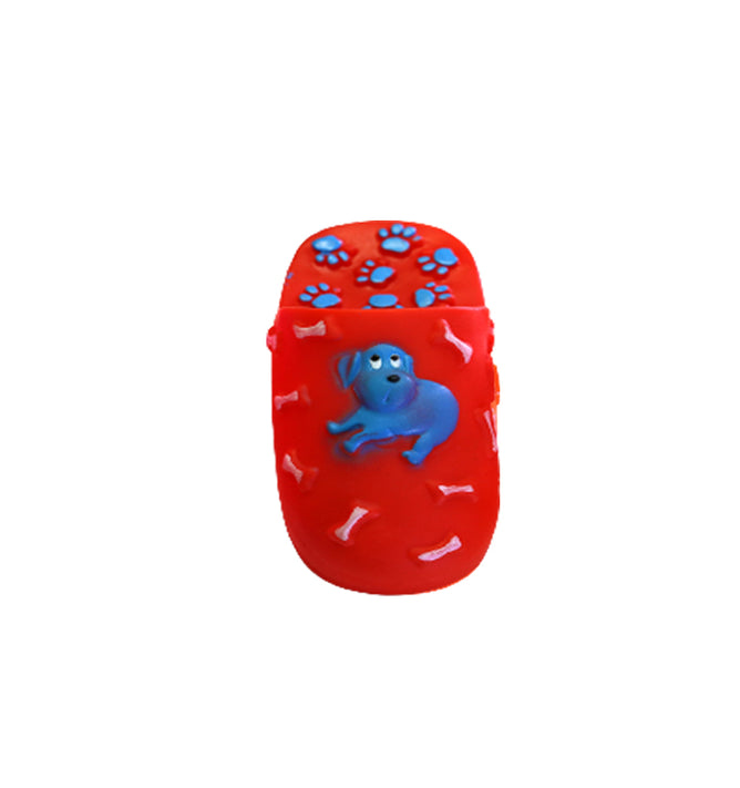 Dog Puppy Pet Chew Toy Squeaky Plush Slipper Shaped with Sound Pet Funny Playing Toys