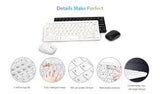 2.4GHz Wireless Mini Keyboard and Mouse Combo with Free Mouse Pad