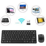 2.4GHz Wireless Mini Keyboard and Mouse Combo with Free Mouse Pad