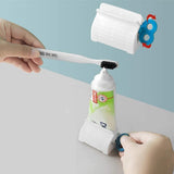 Multifunction Manual Rotate Toothpaste Dispenser Tube Squeezer Holder Extruder Tool Stand Clamp