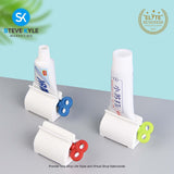 Multifunction Manual Rotate Toothpaste Dispenser Tube Squeezer Holder Extruder Tool Stand Clamp