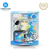 Cute Mini Cartoon Round Seal Roller Stamp Set Stationery Scrapbooking School Supply