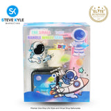 Cute Mini Cartoon Round Seal Roller Stamp Set Stationery Scrapbooking School Supply