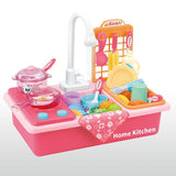 Kitchen Little Chef Play Sink Series Simulation Kitchen Toy Set for Kids