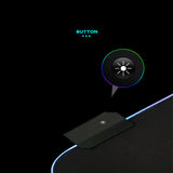 RGB Gaming Mouse Pad Large Mouse Pad For Gamer LED Computer Mouse Keyboard Mat with RGB Backlight