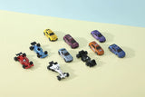 Tube Cars Mini Metal Die Cast Metal and Plastic Parts Race Car Toy