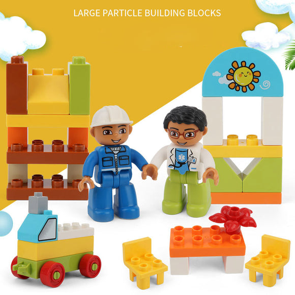 Engineer Brick Set Play Blocks For Kids
