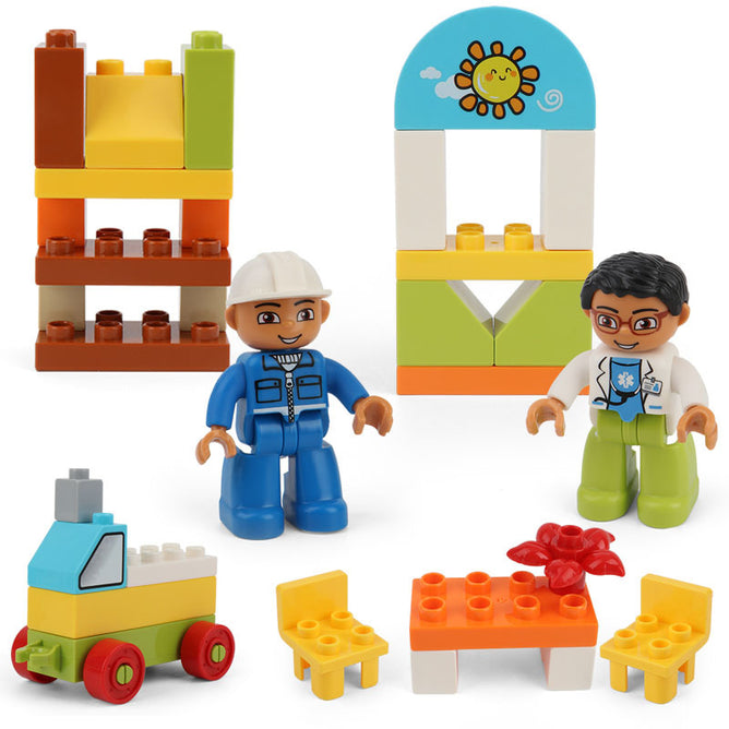 Engineer Brick Set Play Blocks For Kids