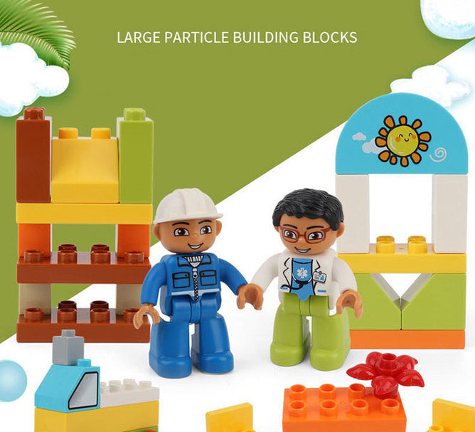 Engineer Brick Set Play Blocks For Kids