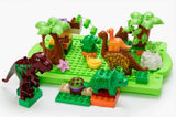 40 pcs Jurassic Dino Paradise Educational Building Blocks Toy For Kids
