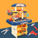 246 Pcs Double Side Tool Stand Workshop Play Set Toy Pretend and Play