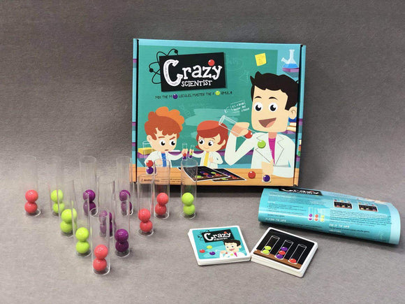 Crazy Scientist Tube Challenge Brain Teaser  Board Game