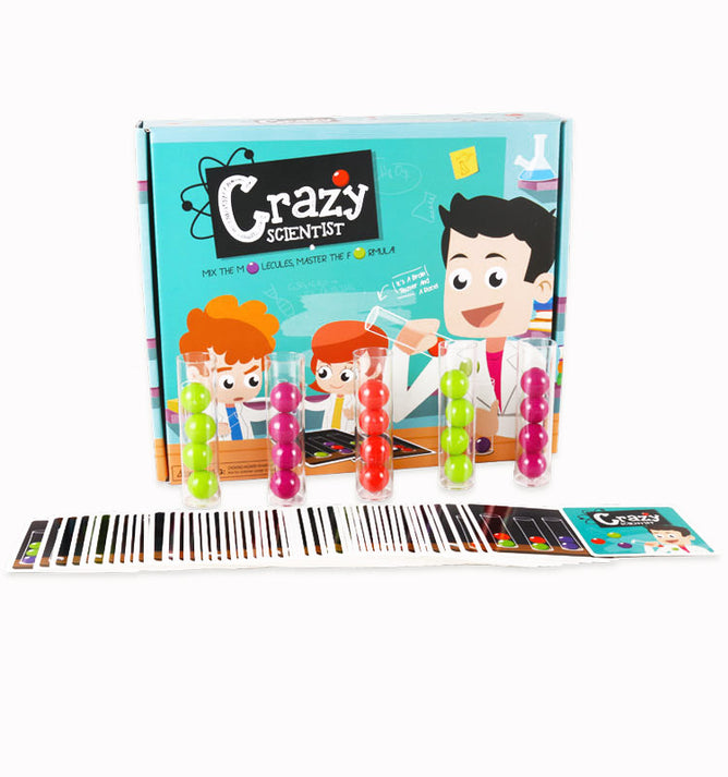 Crazy Scientist Tube Challenge Brain Teaser  Board Game