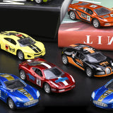 Metal Die Cast 6 Pcs 1:14 Scale Collectible Race Car Toy