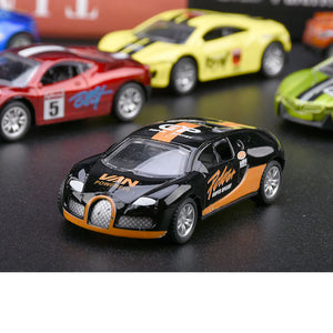 Metal Die Cast 6 Pcs 1:14 Scale Collectible Race Car Toy