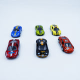 Metal Die Cast 6 Pcs 1:14 Scale Collectible Race Car Toy