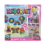 Mash Window Art and Sticky Suncatcher Double Craft Kit for Kids 2 in 1