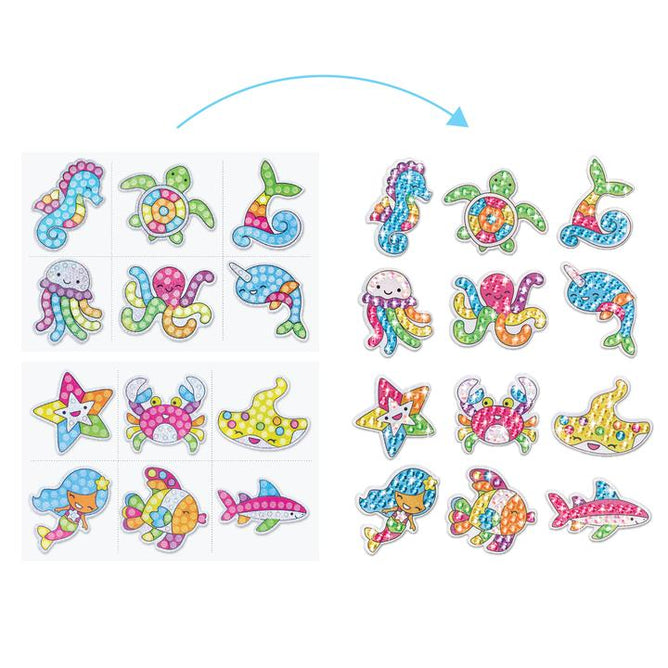 Creativity for Kids Big Gem Diamond Painting Kit - Create Your Own Sweets Stickers & Suncatchers - Diamond Art for Kids