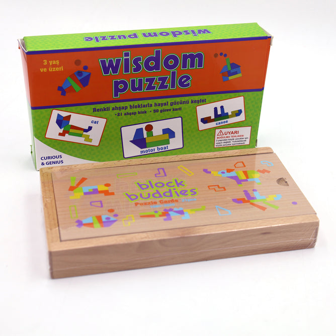 Wisdom play Kids Puzzles Toys for 2-10 Ages Wooden Educational Puzzle