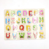 First Learning Wooden Pin Puzzle Alphabet