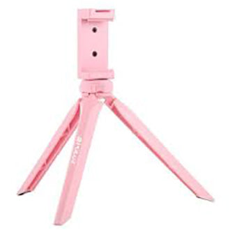 PULUZ PU506B Pocket Mini Plastic Tripod Mount with Phone Clamp for Smartphones