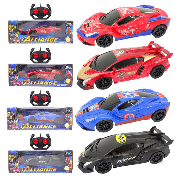Superheroes Remote Control Car Series 1:24 Scale