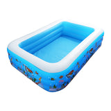 Bestway Swim Center Rectangular Size Inflatable Big Family Swimming Pool for Kids