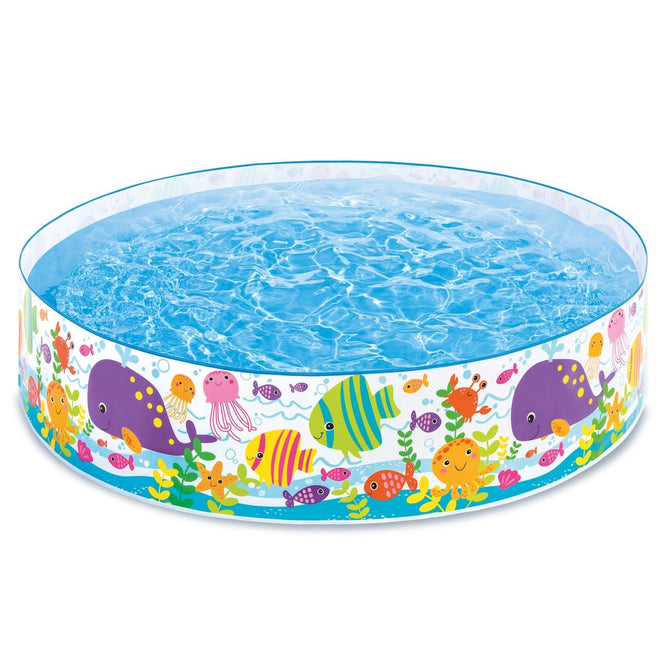 Deep Sea Blue Coral Reef Snap Set Kiddie Swimming Pool