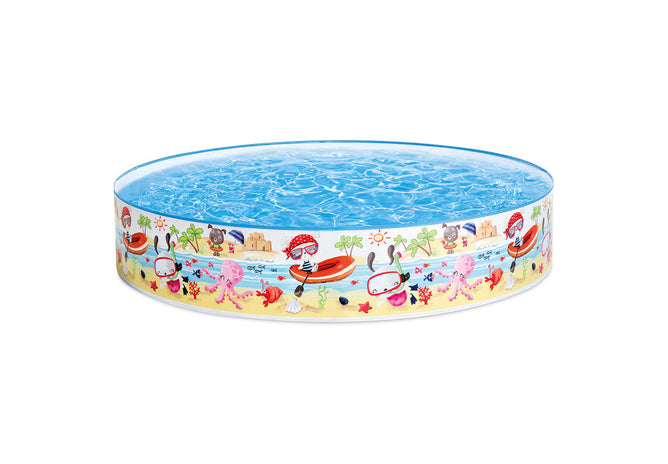 Deep Sea Blue Coral Reef Snap Set Kiddie Swimming Pool