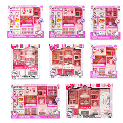 Hello Kitty Dollhouse Dreamhouse Kitchen Set Toys with Doll House Furniture and Accessories