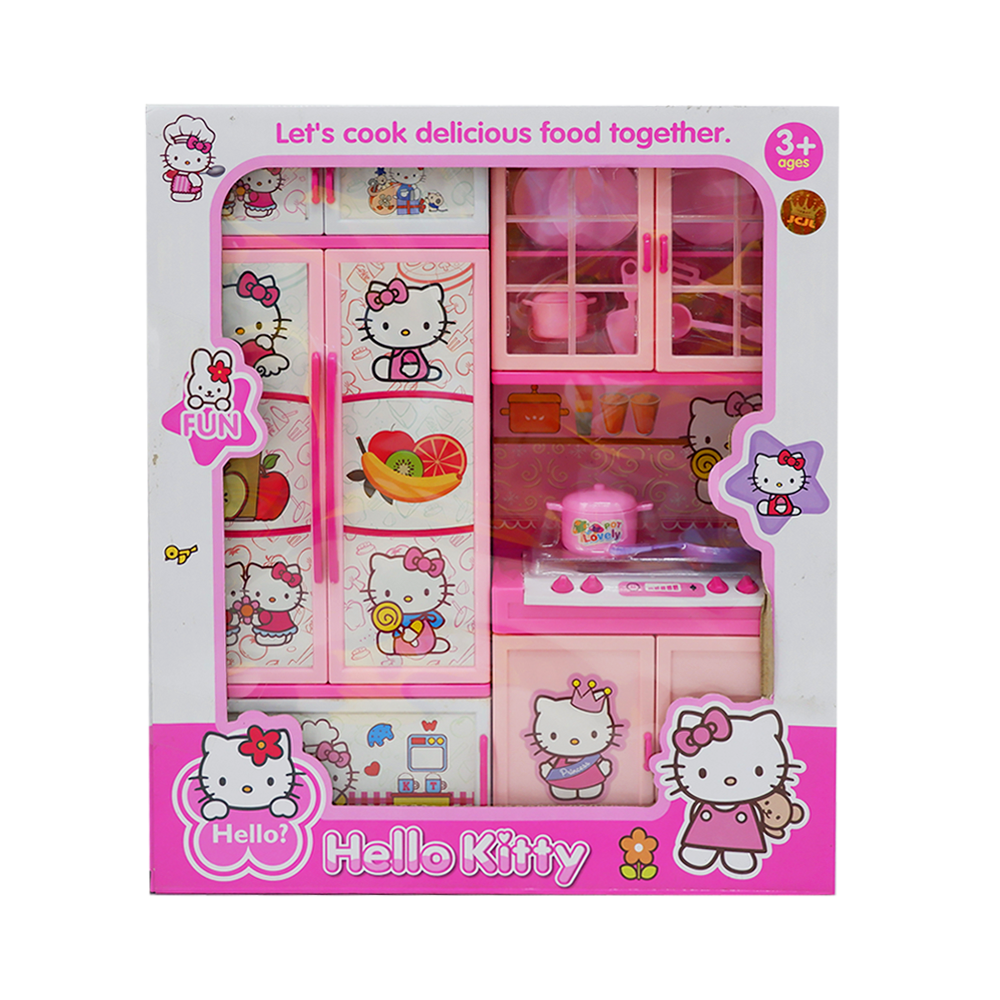 Hello Kitty Dollhouse Dreamhouse Kitchen Set Toys with Doll House Furn Steve Kyle Marketing