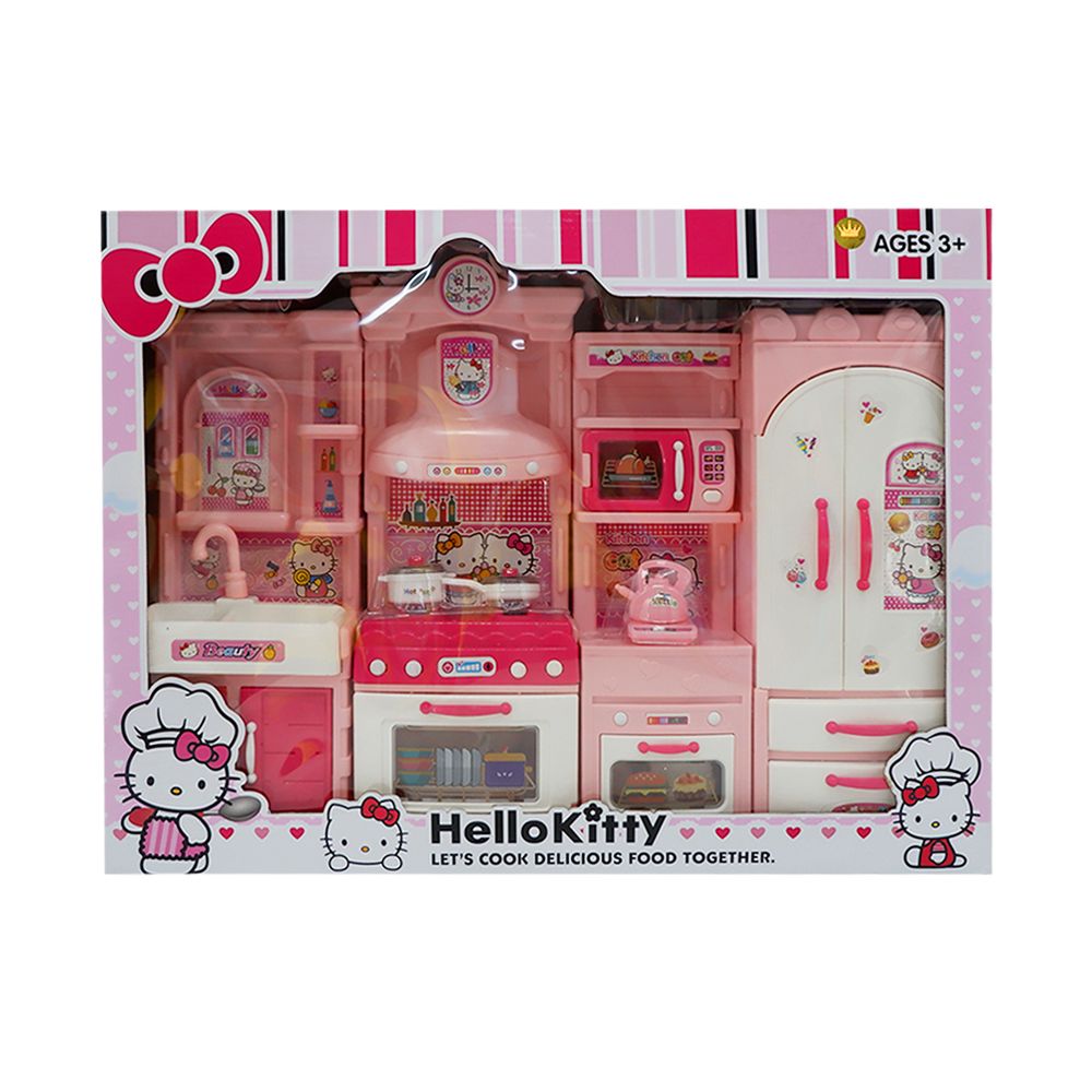 Hello kitty wooden dollhouse shop