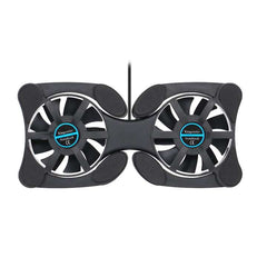 Super Mini Portable Folding Foldable USB Dual Fan Cooler Cooling Pad for Laptop