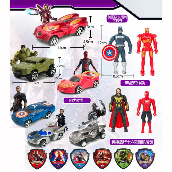 Super Hero Action Collection Kids Toy Playset Gift for Kids (16 in 1)