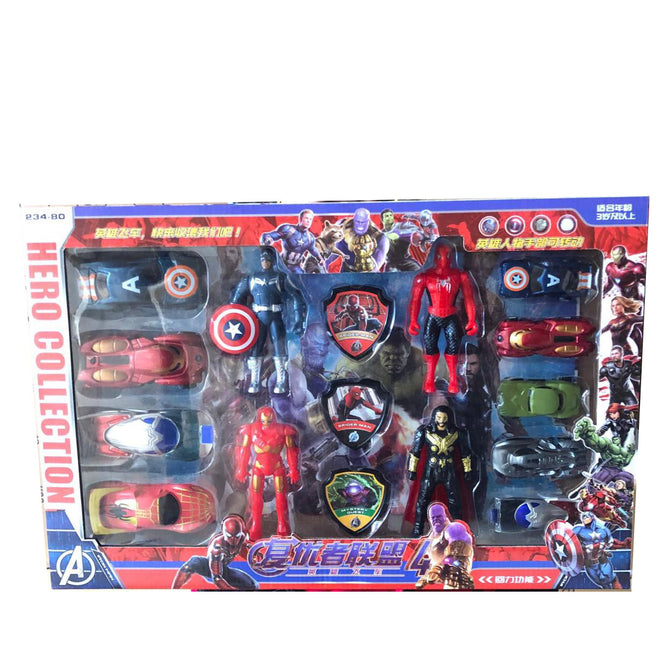 Super Hero Action Collection Kids Toy Playset Gift for Kids (16 in 1)