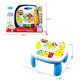 2 in 1 Baby Learning Table Music Baby Toys with Lights and Sounds Preschool Educational