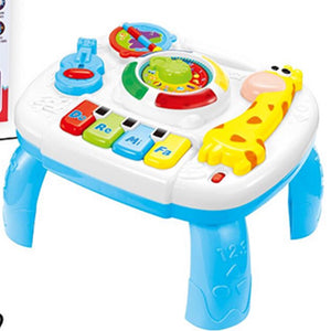 2 in 1 Baby Learning Table Music Baby Toys with Lights and Sounds Preschool Educational