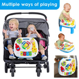 2 in 1 Baby Learning Table Music Baby Toys with Lights and Sounds Preschool Educational