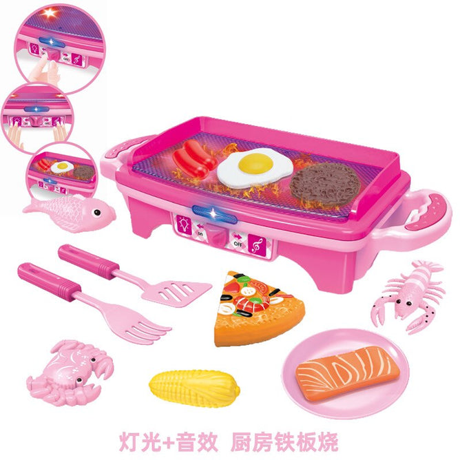Kitchen Alive Play Set BBQ Grill with Light and Sounds Kids