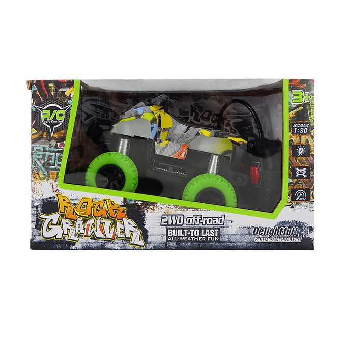 Remote Control ATV or Big Foot Jeep Pickup Truck RC Vehicle Car Toys for Boy and Girl 1:30 Scale 2 Wheel Drive