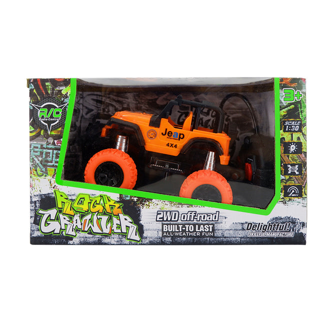Remote Control ATV or Big Foot Jeep Pickup Truck RC Vehicle Car Toys for Boy and Girl 1:30 Scale 2 Wheel Drive