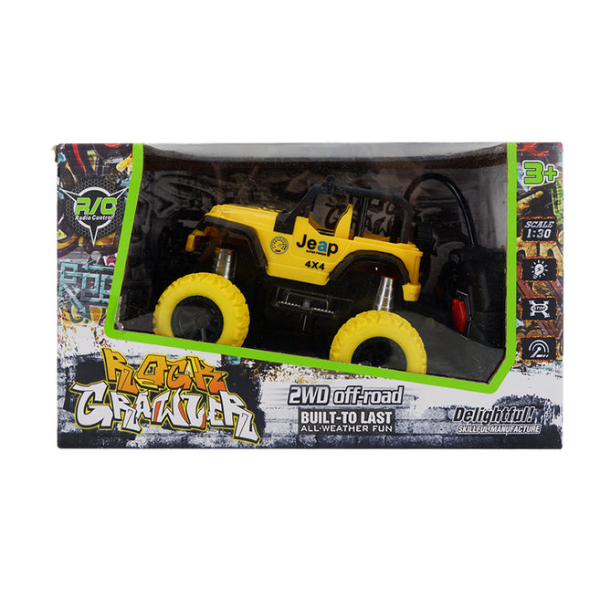 Remote Control ATV or Big Foot Jeep Pickup Truck RC Vehicle Car Toys for Boy and Girl 1:30 Scale 2 Wheel Drive