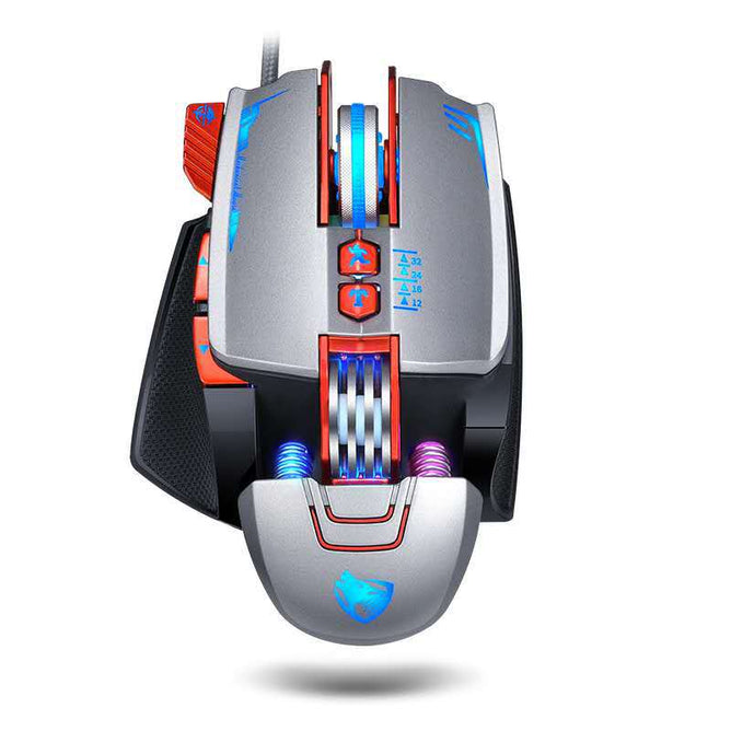 Macro Programming Mouse T-WOLF Wolf Warrior Wired Gaming Mouse V10