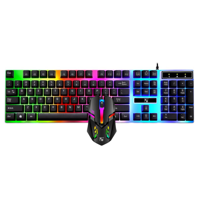 LX-2020 Gaming keyboard Mouse Combo RGB Backlight Mechanical Keyboard Gamer Kit Gamer Mouse Set for Laptop PC