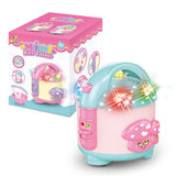 Electric Mini Rice Cooker with Light Musical Universal Wheel Pretend Toys for Kids