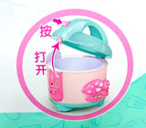 Electric Mini Rice Cooker with Light Musical Universal Wheel Pretend Toys for Kids