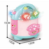 Electric Mini Rice Cooker with Light Musical Universal Wheel Pretend Toys for Kids