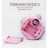 Electric Mini Rice Cooker with Light Musical Universal Wheel Pretend Toys for Kids