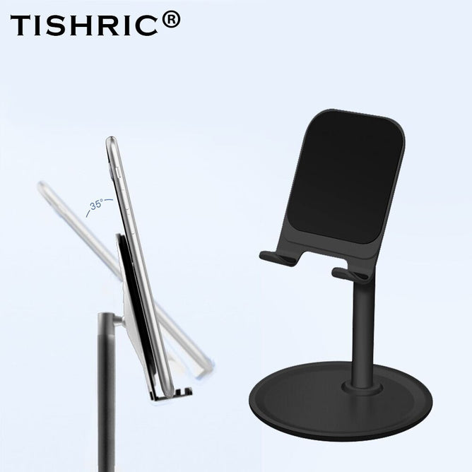 Adjustable Mobile Phone and Tablet Holder Desktop Mount Stand Universal Desk Stand for All Mobile